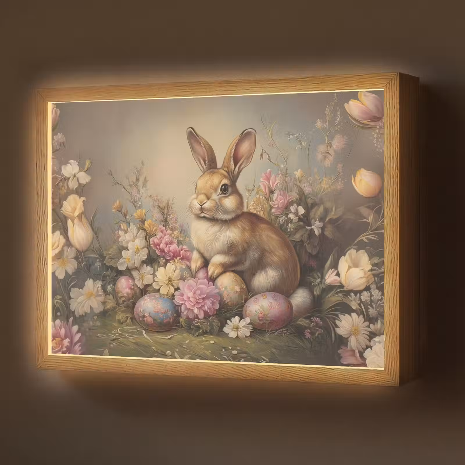 Lightbox - Wandlamp - Haas - Stilleven - Bloemen — 1