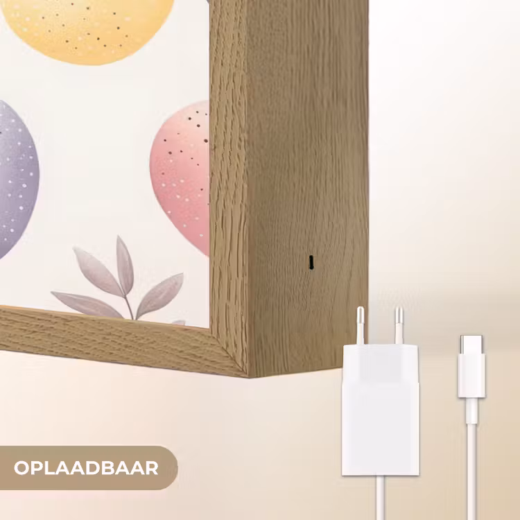 Lightbox - Wandlamp - Eieren - Kleurrijk - Patroon — 7