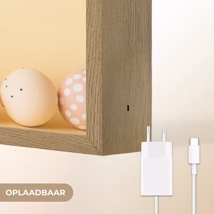 Lightbox - Wandlamp - Eieren - Konijn - Pasteltinten — 7