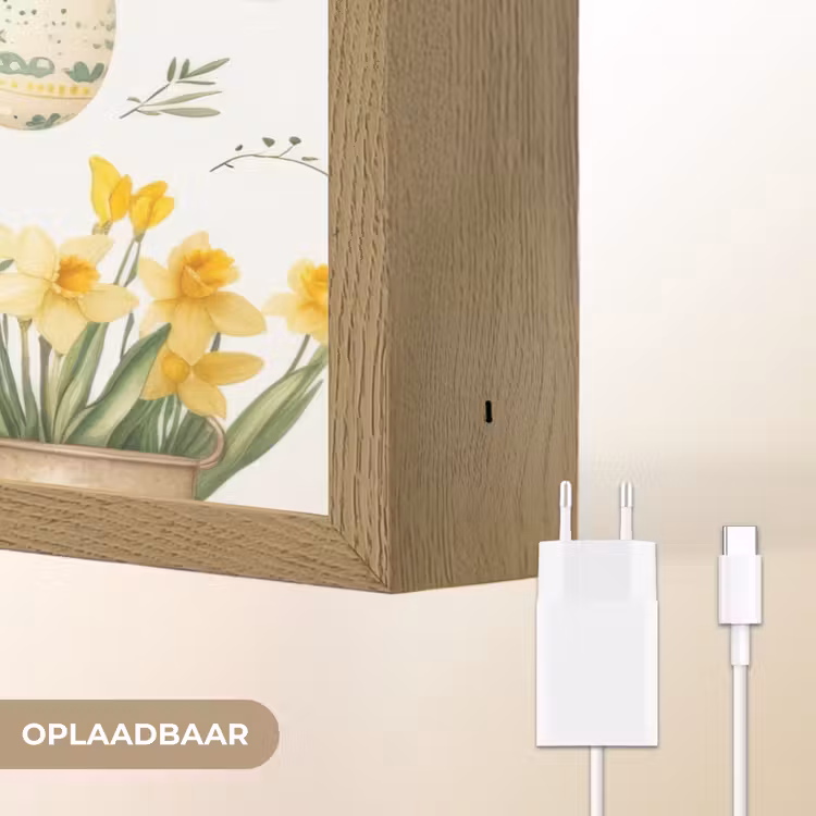 Lightbox - Wandlamp - Gieter - Bloemen - Eieren — 7