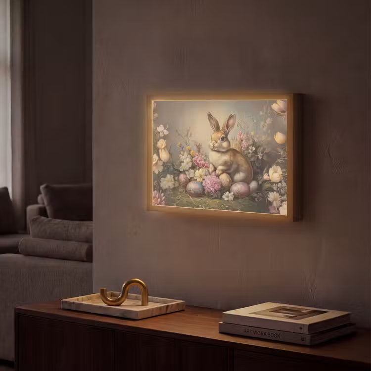 Lightbox - Wandlamp - Haas - Stilleven - Bloemen — 2
