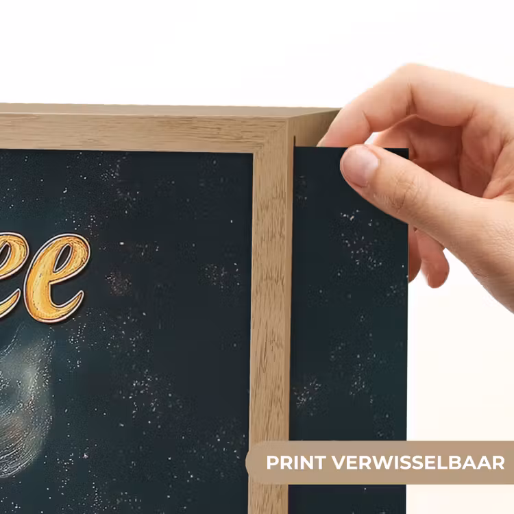 Lightbox - Wandlamp - Koffie - Schotel - Koffiebonen - Retro — 5
