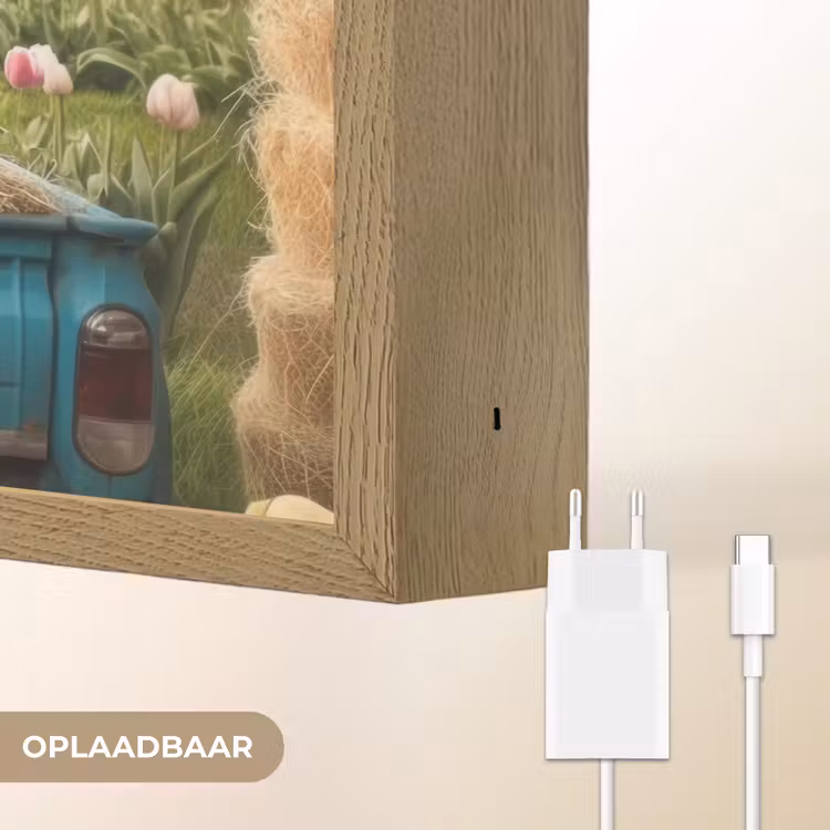 Lightbox - Wandlamp - Konijn - Boerderij - Eieren — 7