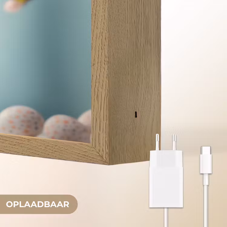 Lightbox - Wandlamp - Konijn - Eieren - Mand — 7