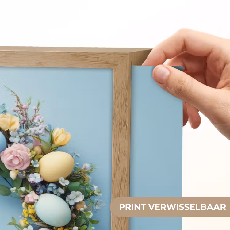 Lightbox - Wandlamp - Krans - Eieren - Bloemen — 5