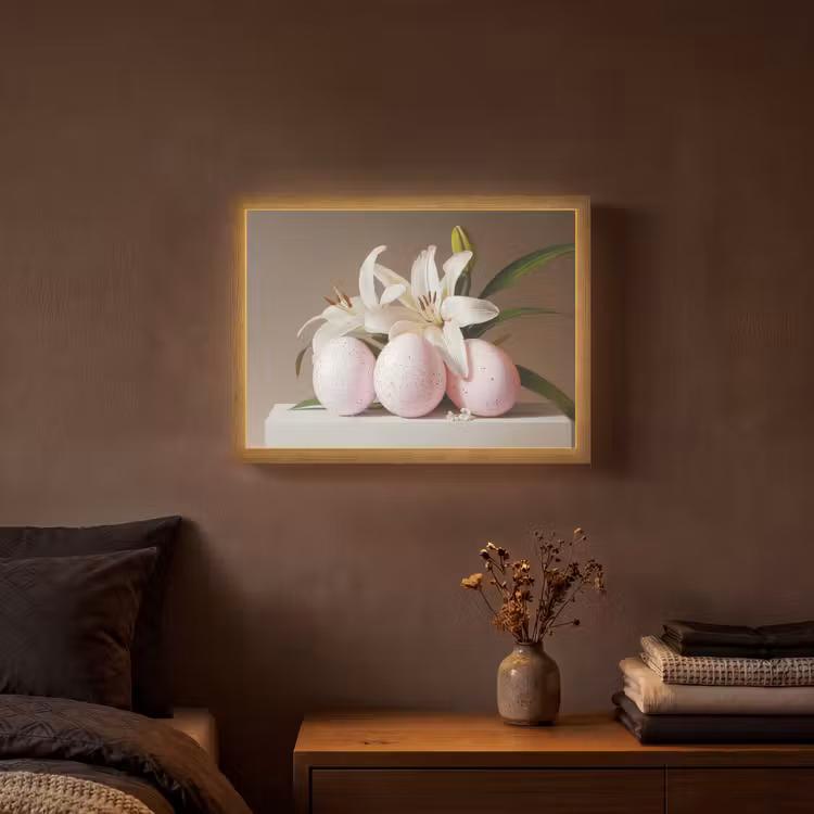 Lightbox - Wandlamp - Lelies - Eieren - Pasen — 3