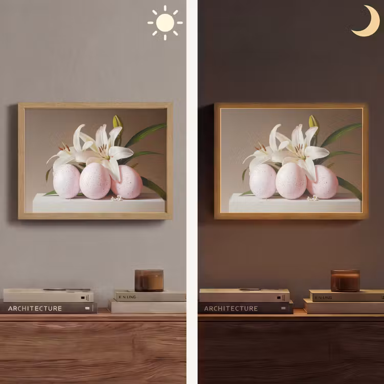 Lightbox - Wandlamp - Lelies - Eieren - Pasen — 6