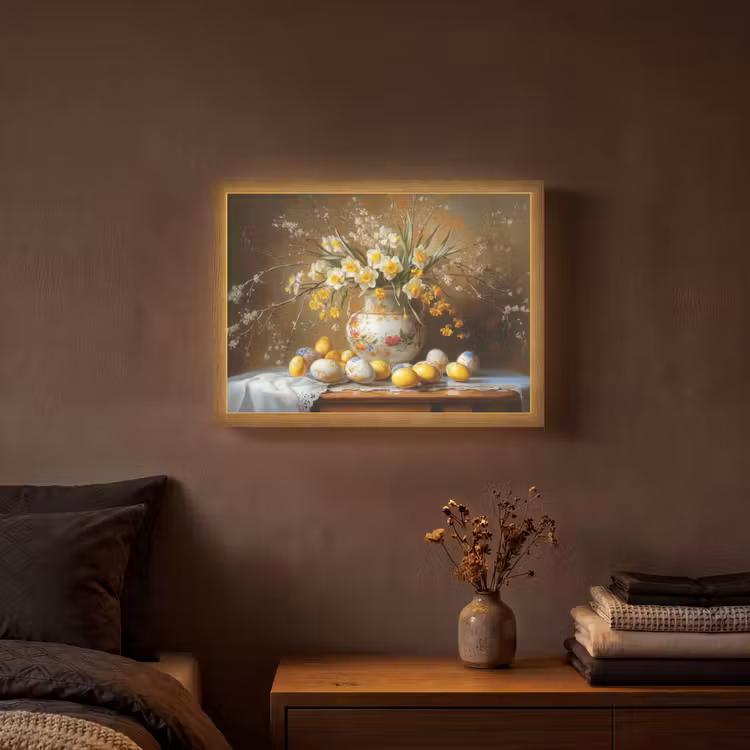 Lightbox - Wandlamp - Paaseieren - Stilleven - Vaas — 3