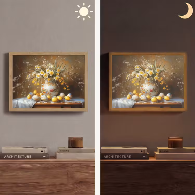 Lightbox - Wandlamp - Paaseieren - Stilleven - Vaas — 6