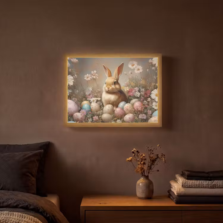 Lightbox - Wandlamp - Paashaas - Lente - Paaseieren — 3