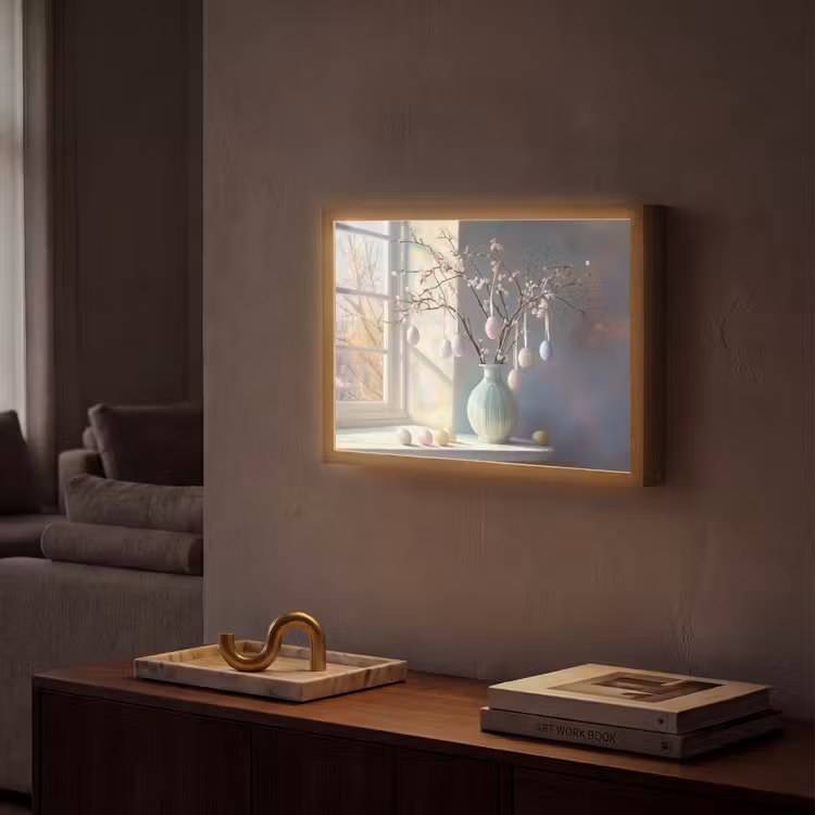 Lightbox - Wandlamp - Stilleven - Vaas - Paastak — 2