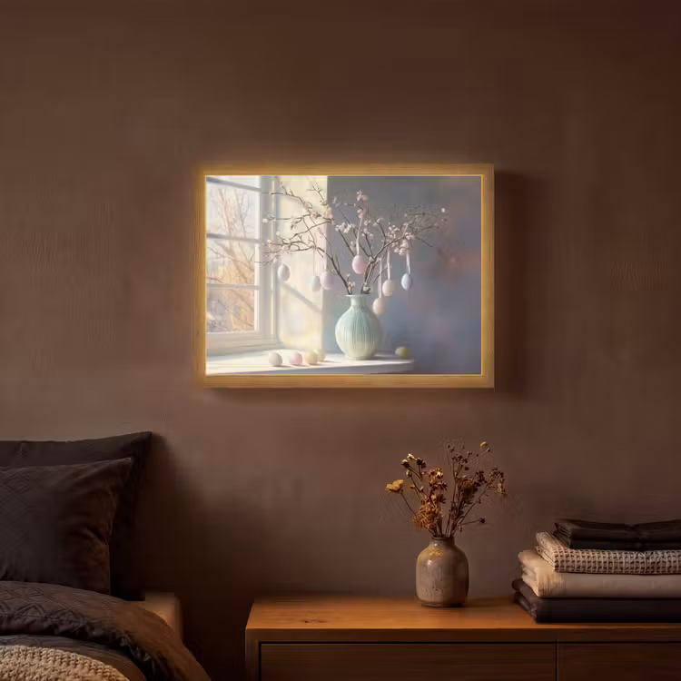 Lightbox - Wandlamp - Stilleven - Vaas - Paastak — 3
