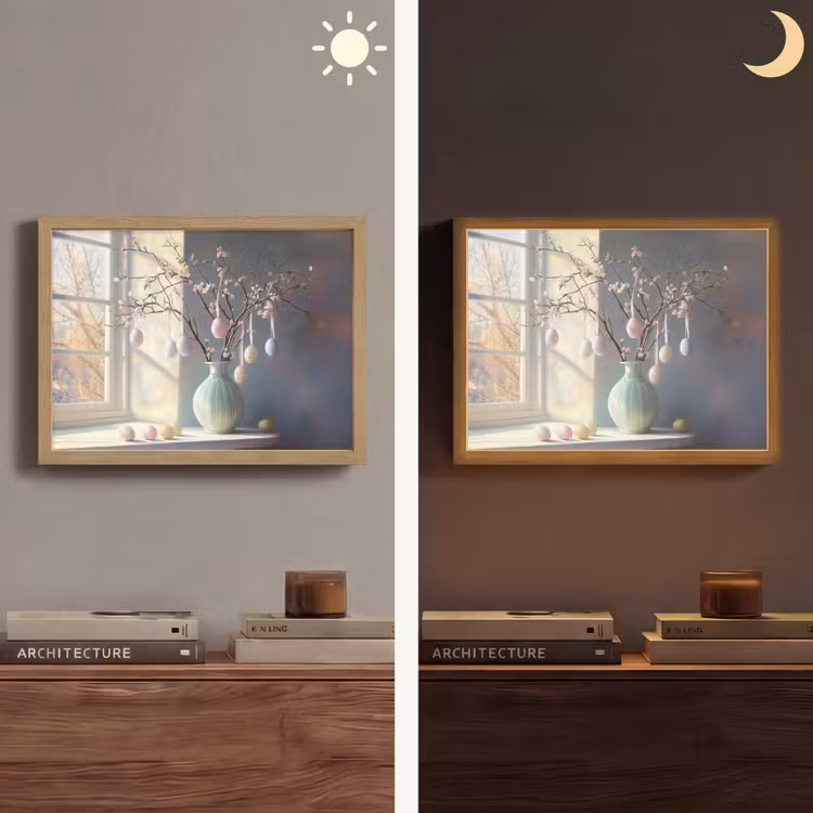 Lightbox - Wandlamp - Stilleven - Vaas - Paastak — 6