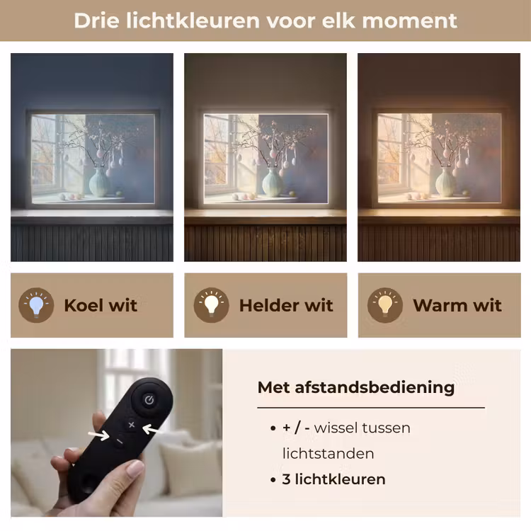 Lightbox - Wandlamp - Stilleven - Vaas - Paastak — 8