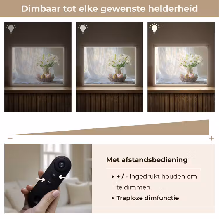 Lightbox - Wandlamp - Vaas - Eieren - Bloemen — 9