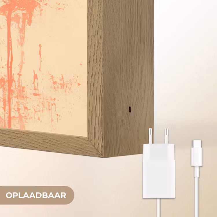 Lightbox - Wandlamp - Vinylplaat - Zwart - Verfspatten - Retro — 7