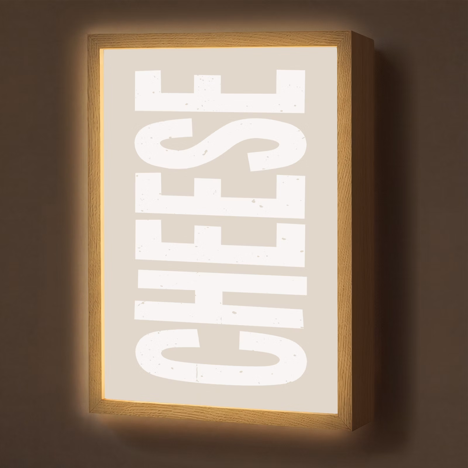 Lightbox - Wandlamp - Food - Japandi - Cheese - Decoratie — 1