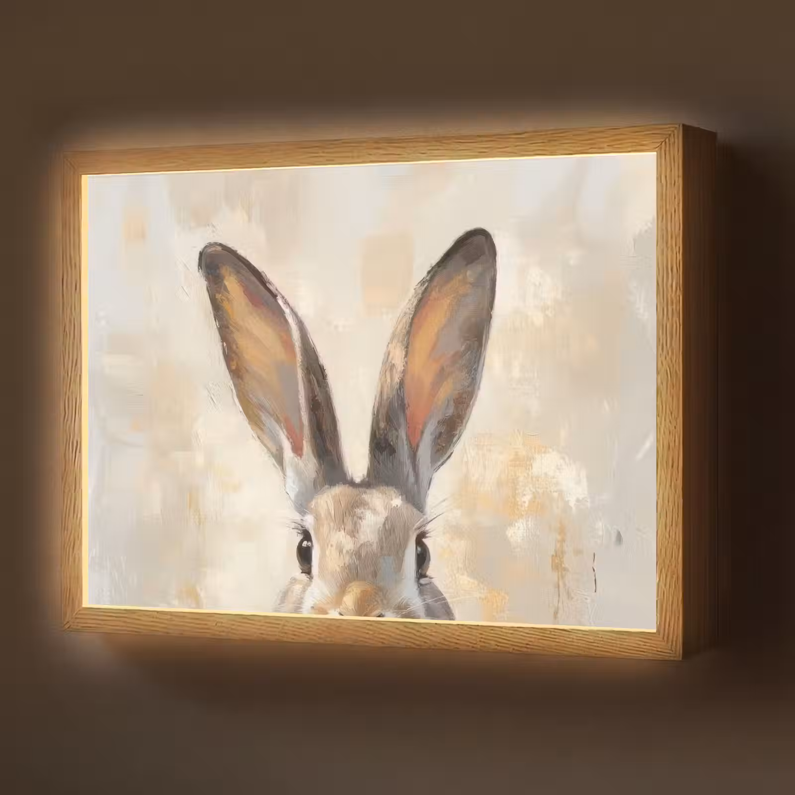 Lightbox - Wandlamp - Haas - Oren - Bruin — 1