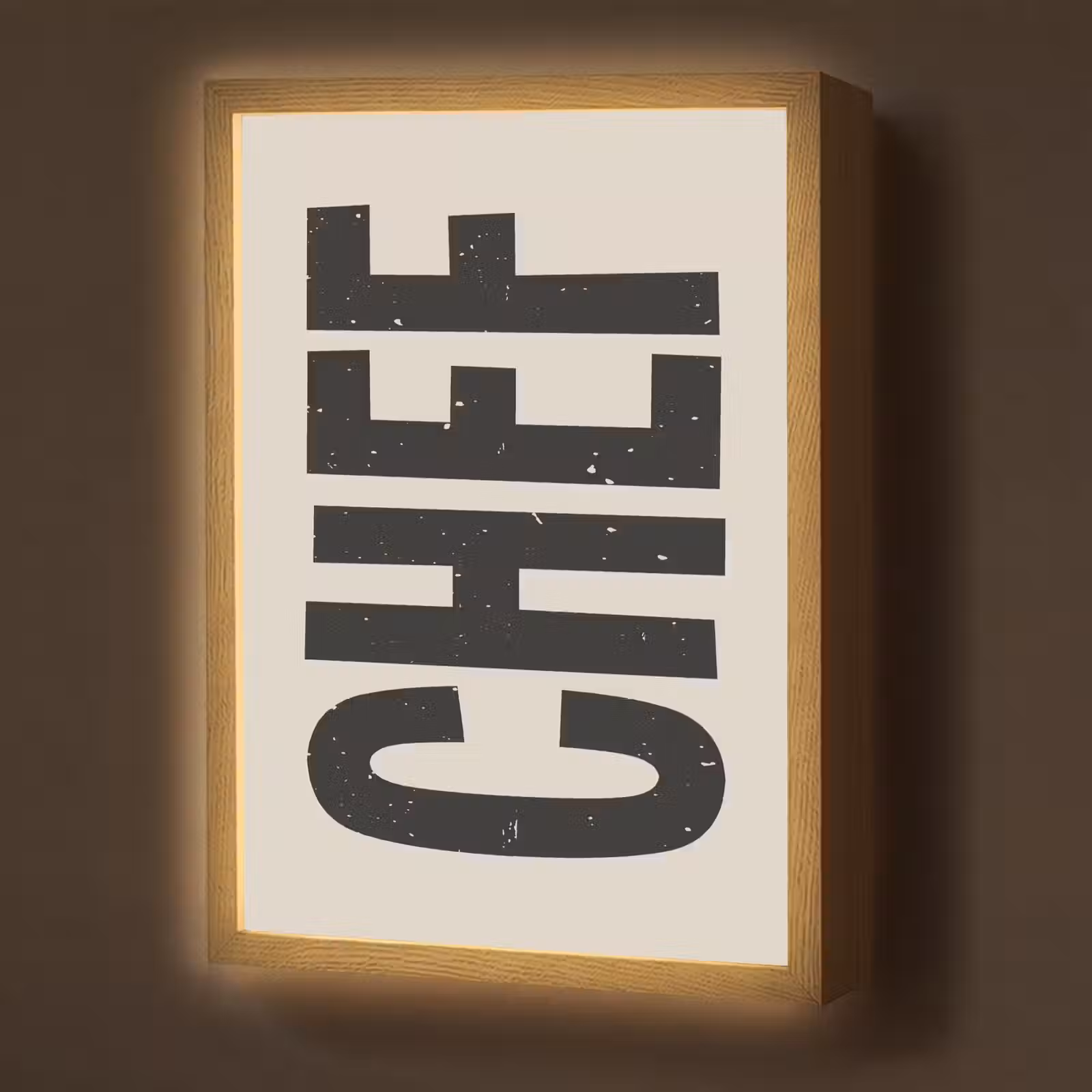Lightbox - Wandlamp - Vintage - Chef - Japandi - Zwart — 1