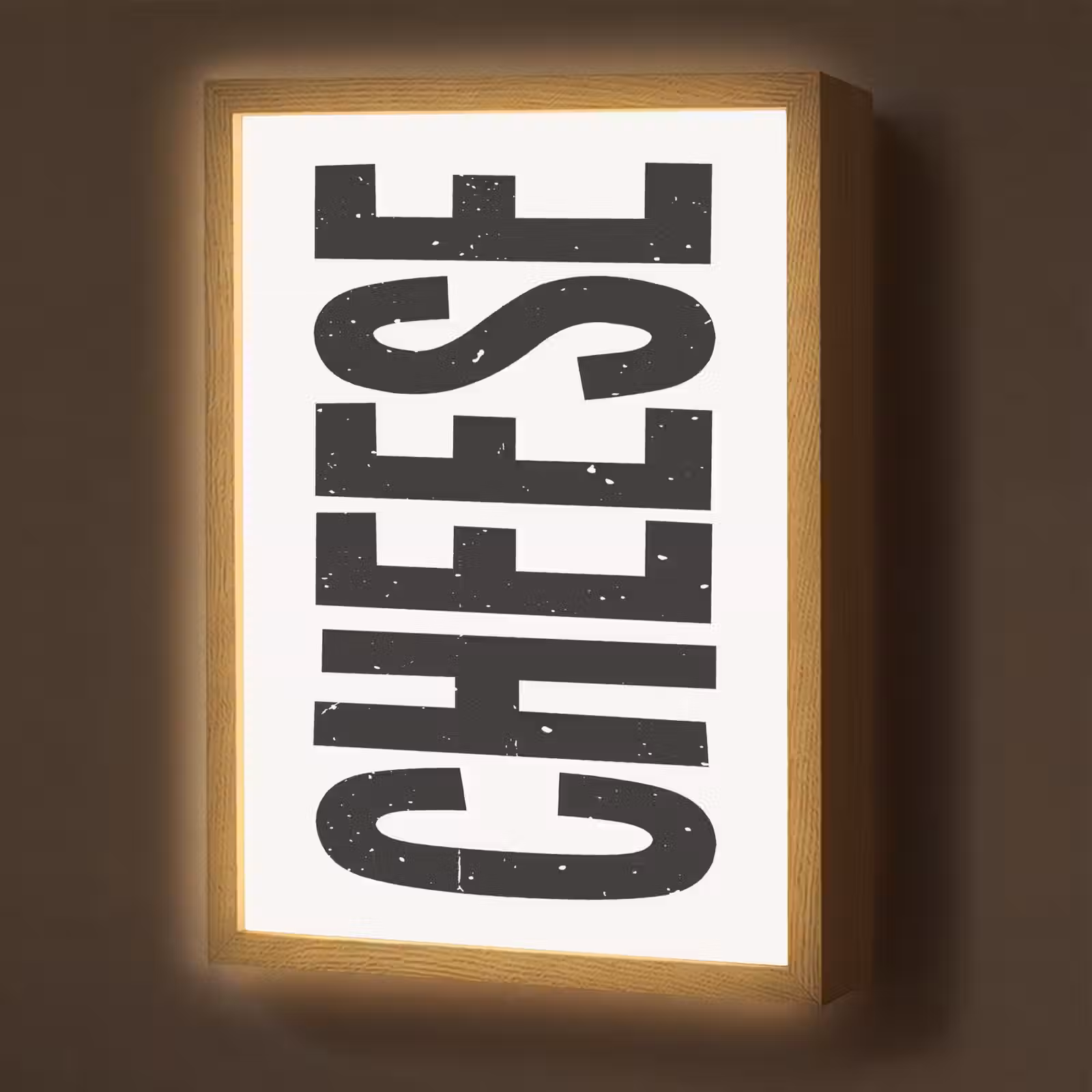 Lightbox - Wandlamp - Zwart - Vintage - Cheese - Japandi — 1