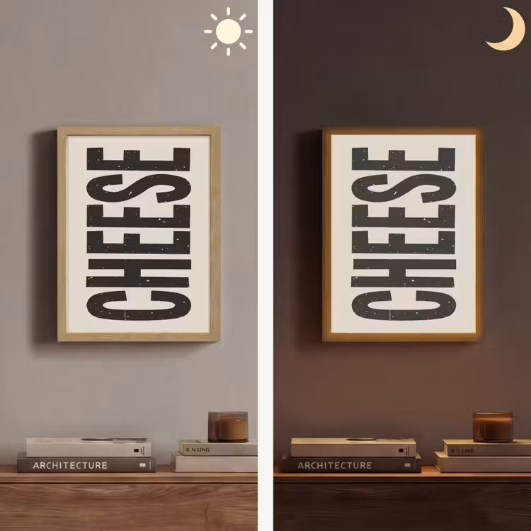 Lightbox - Wandlamp - Kaas - Decoratie - Beige - Cheese — 5