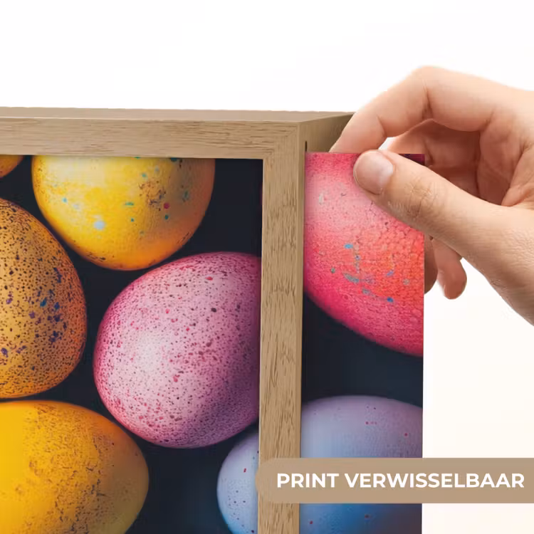 Lightbox - Wandlamp - Kleurrijk - Paaseitjes - Spetters — 5