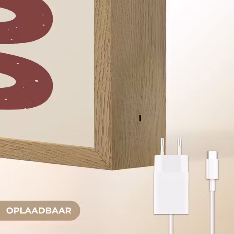 Lightbox - Wandlamp - Koffie -Japandi - Rood - Vintage — 6