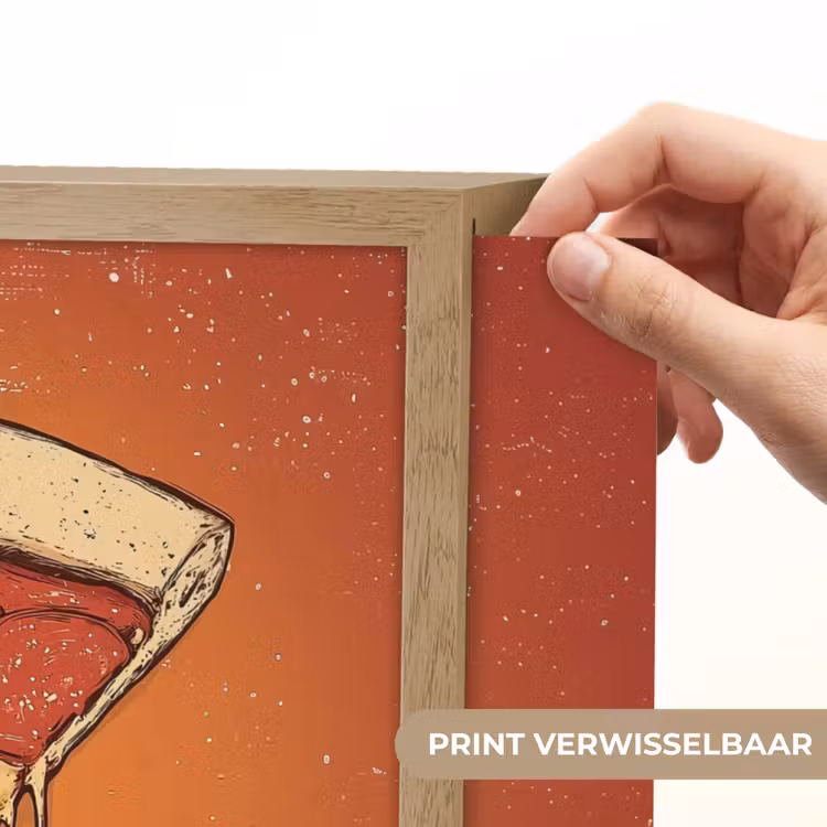 Lightbox - Wandlamp - Pizza - Kaas - Rood - Pepperoni — 5