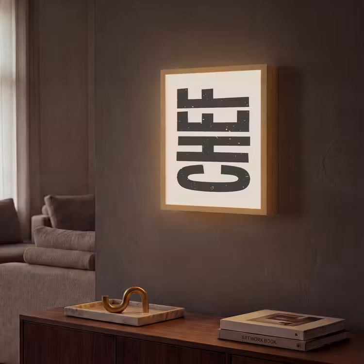Lightbox - Wandlamp - Vintage - Chef - Japandi - Zwart — 2