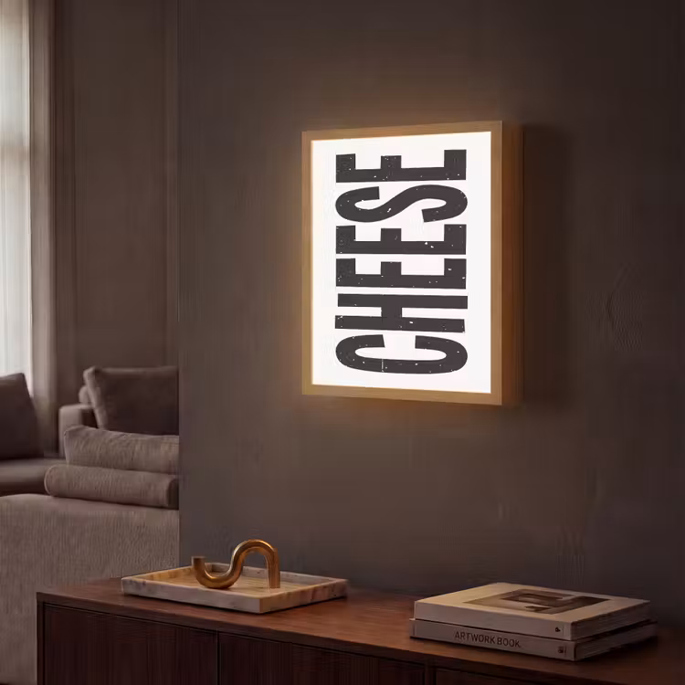 Lightbox - Wandlamp - Zwart - Vintage - Cheese - Japandi — 2