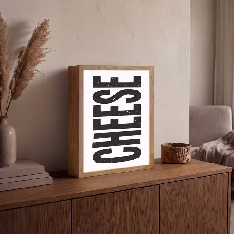Lightbox - Wandlamp - Zwart - Vintage - Cheese - Japandi — 4