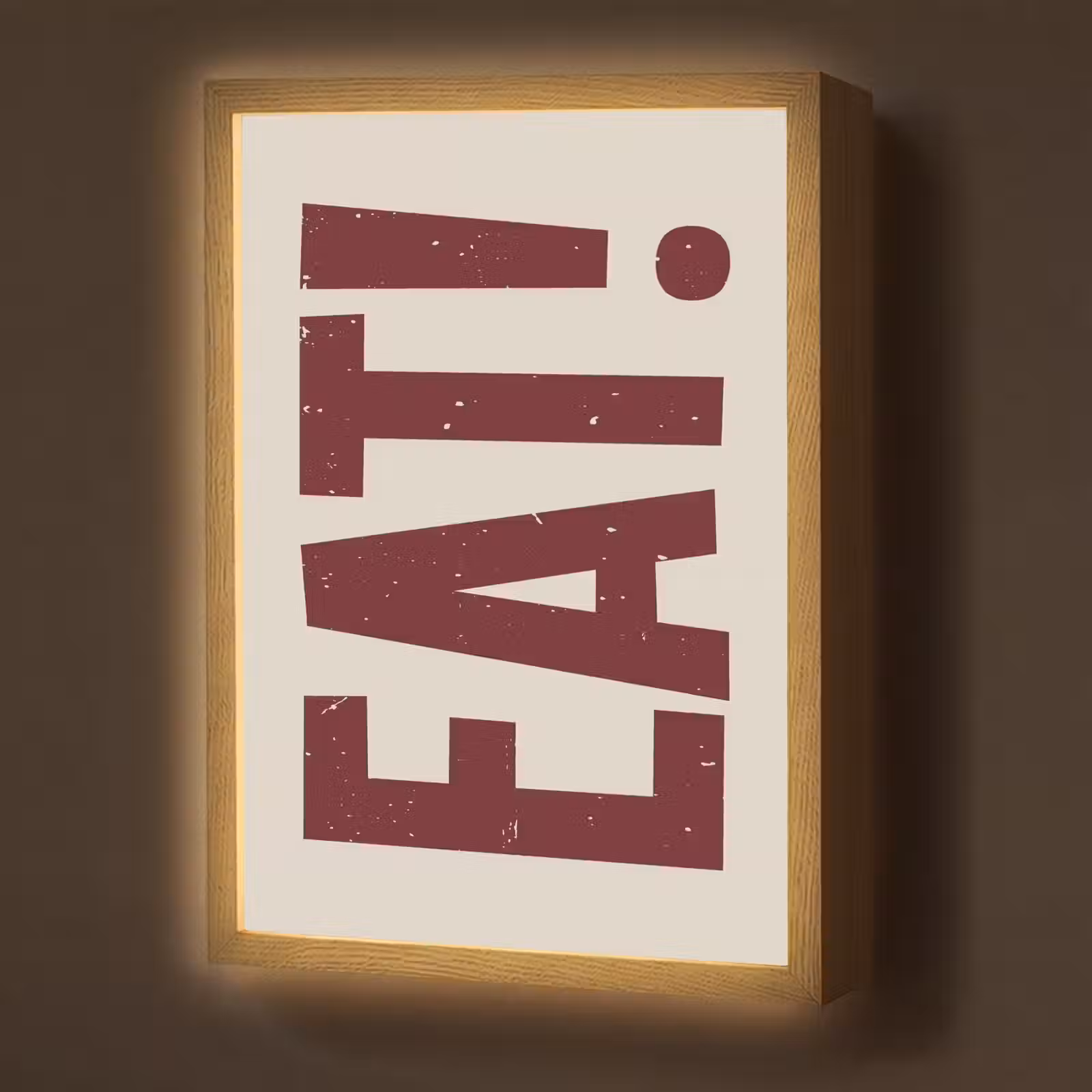Lightbox - Wandlamp - Red - Eten - Vintage - Decoratie — 1