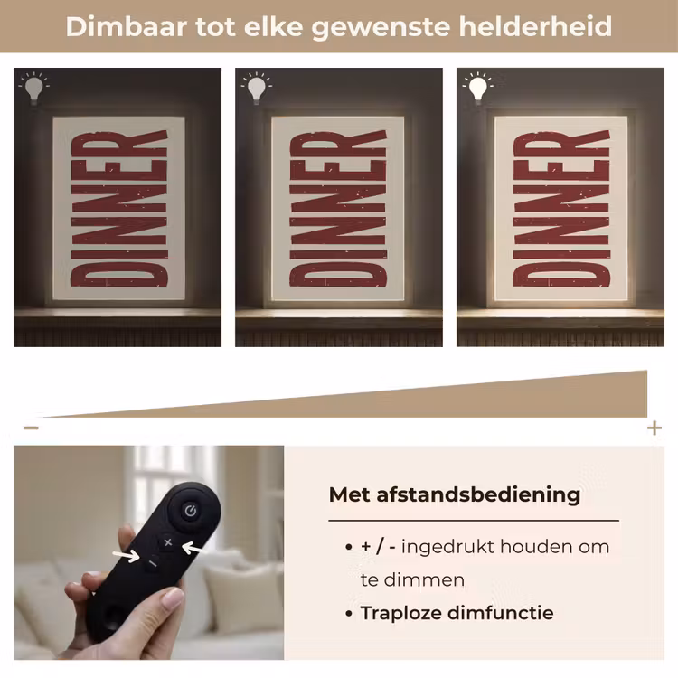 Lightbox - Wandlamp - Eten - Decoratie - Rood - Vintage — 8