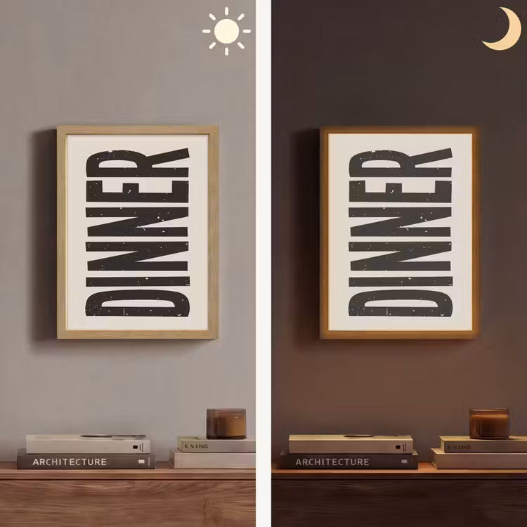 Lightbox - Wandlamp - Eten - Vintage - Retro - Japandi — 5