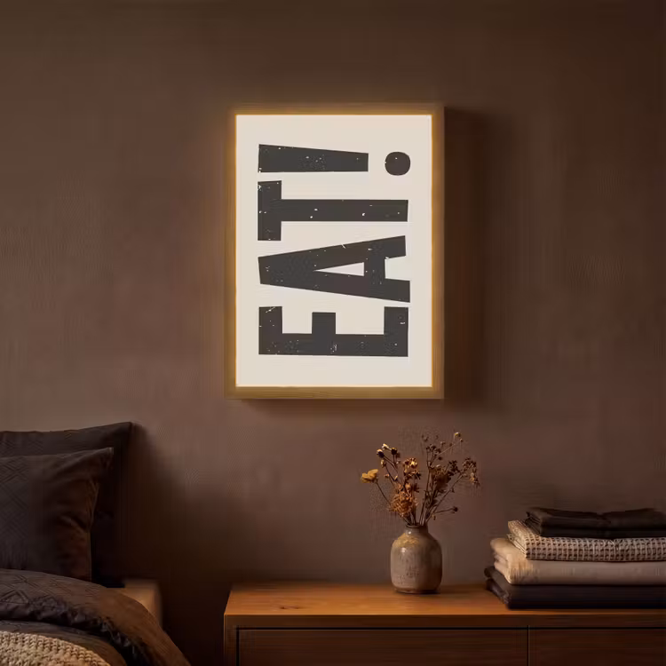 Lightbox - Wandlamp - Eten - zwart - Japandi - Wit — 3