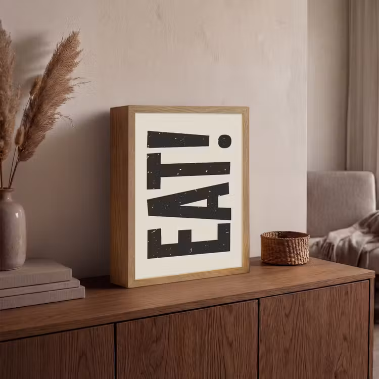 Lightbox - Wandlamp - Eten - zwart - Japandi - Wit — 4
