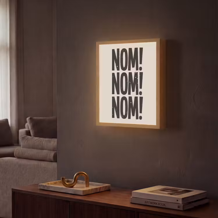 Lightbox - Wandlamp - Japandi - Decoratie - Vintage - Zwart — 2