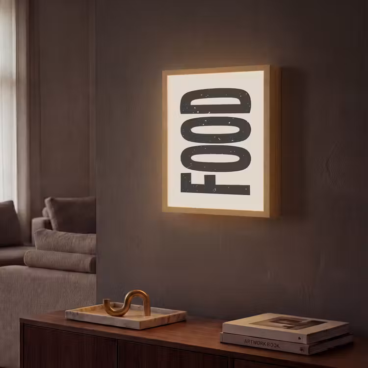 Lightbox - Wandlamp - Japandi - Eten - Vintage - Decoratie — 2
