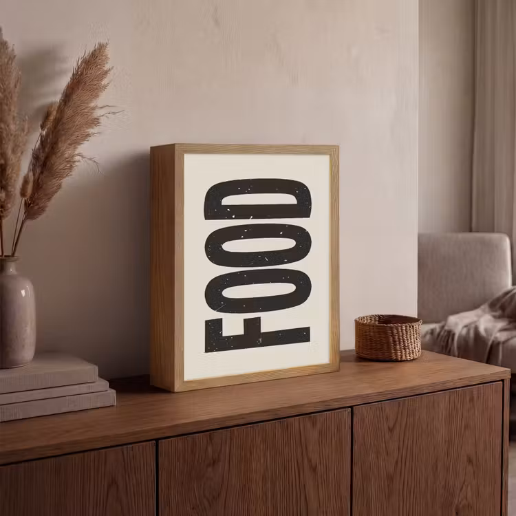Lightbox - Wandlamp - Japandi - Eten - Vintage - Decoratie — 4