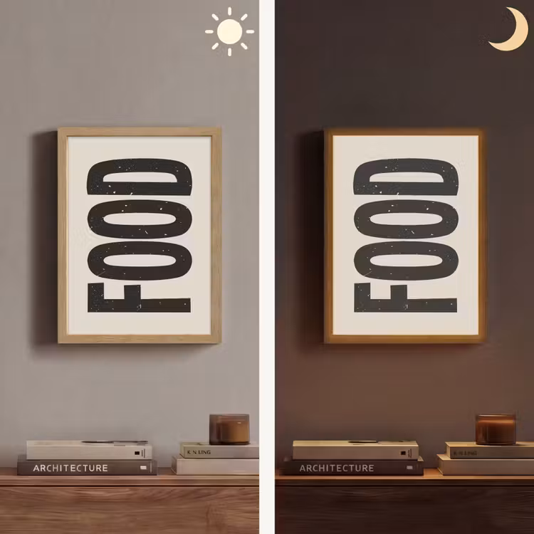 Lightbox - Wandlamp - Japandi - Eten - Vintage - Decoratie — 5