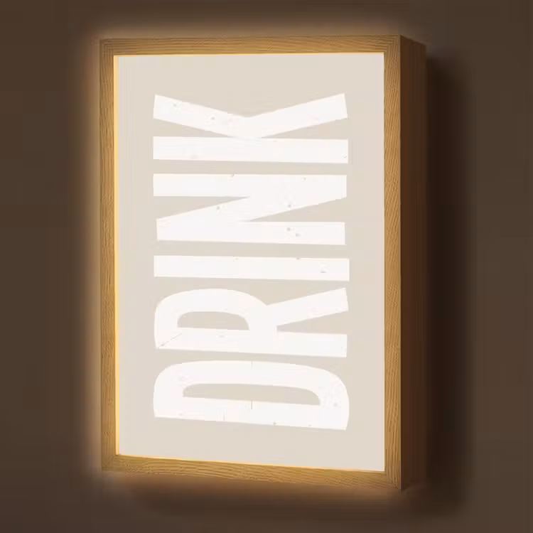 Lightbox - Wandlamp - Japandi - Vintage - Japandi - Wit — 1