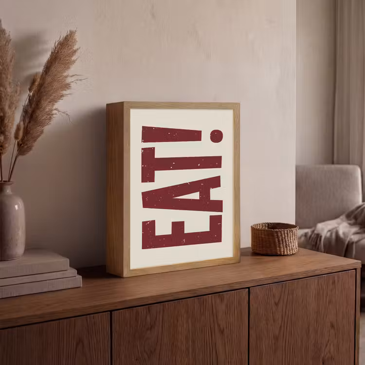 Lightbox - Wandlamp - Red - Eten - Vintage - Decoratie — 4