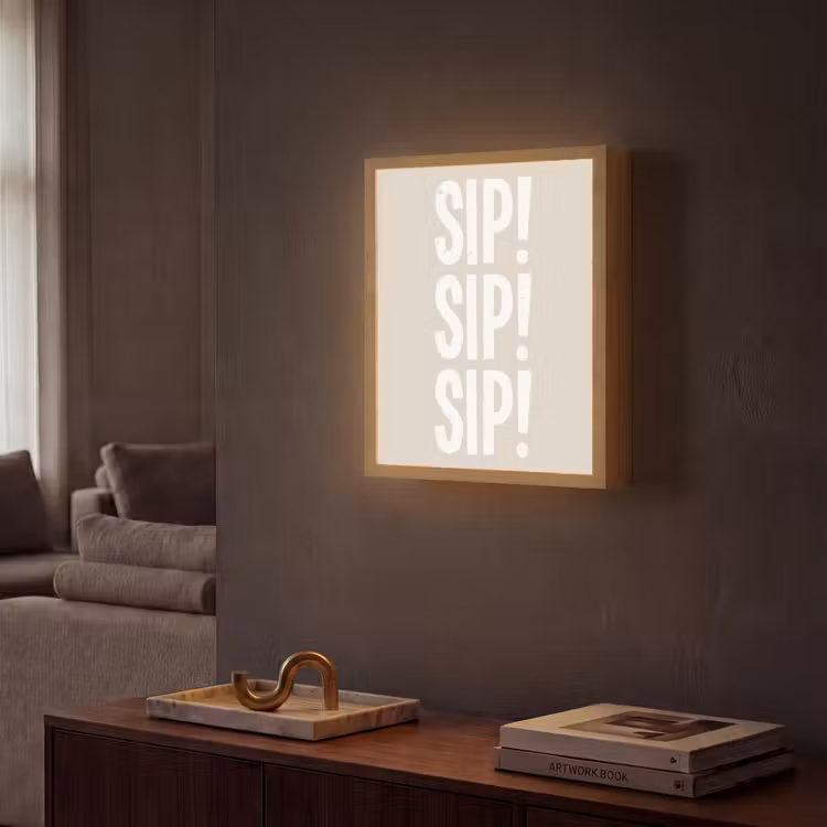 Lightbox - Wandlamp - Vintage - Decoratie - Japandi - Wit — 2
