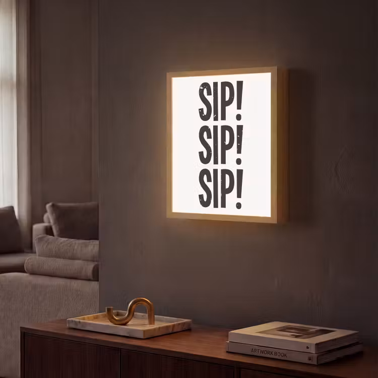 Lightbox - Wandlamp - Vintage - Japandi - Decoratie - Black — 2