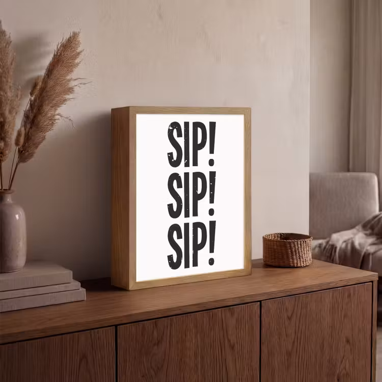 Lightbox - Wandlamp - Vintage - Japandi - Decoratie - Black — 4