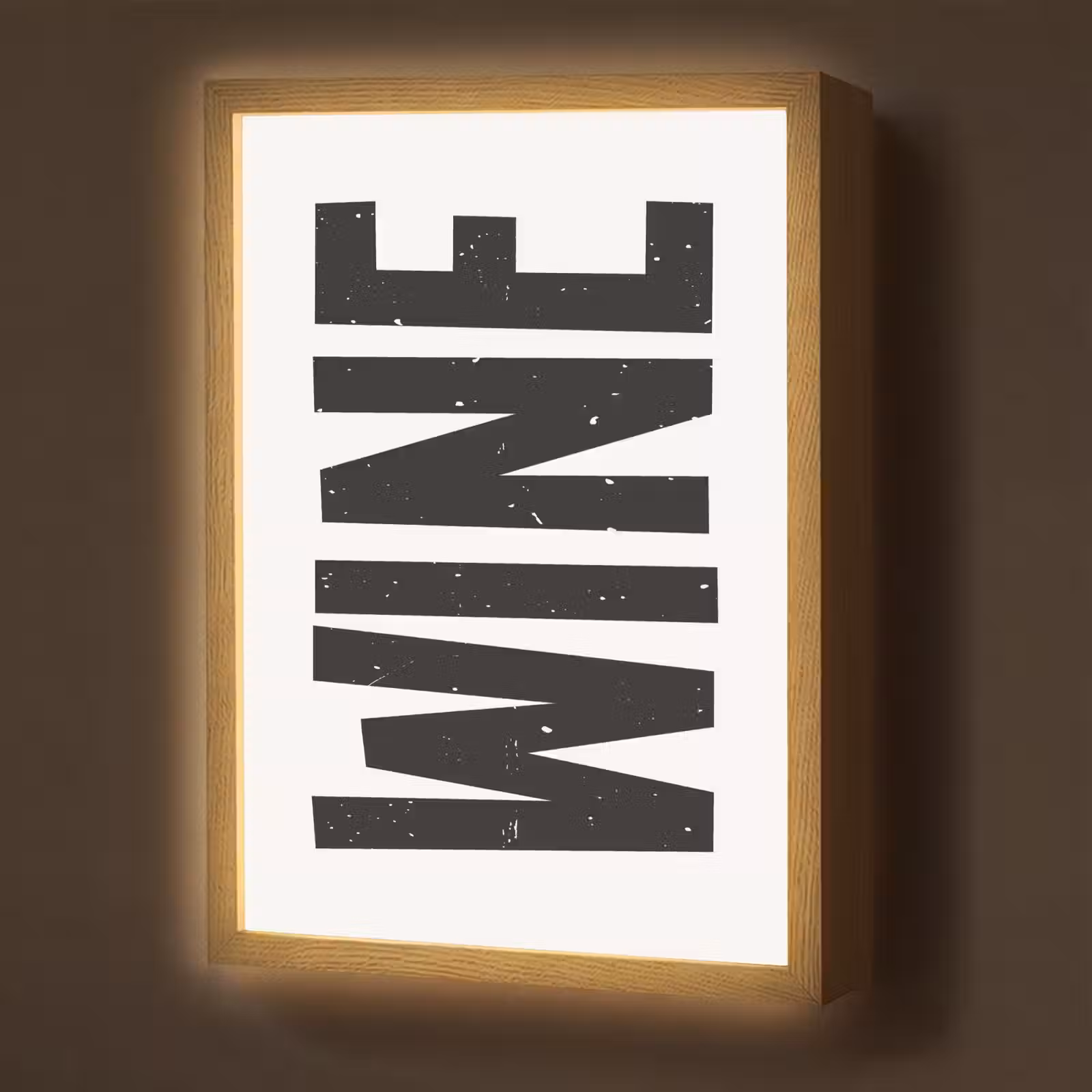 Lightbox - Wandlamp - Vintage - Japandi - Wine - Decoratie — 1
