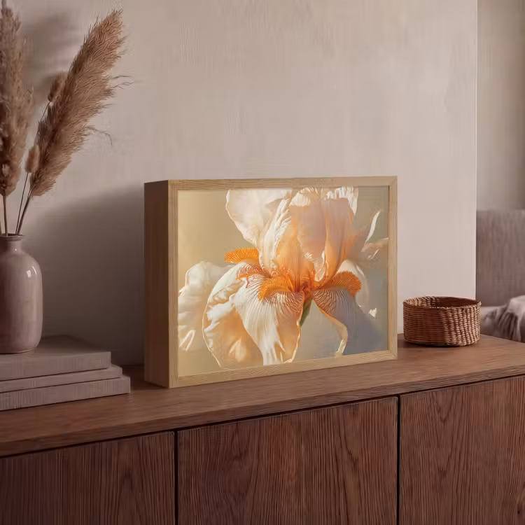 Lightbox - Wandlamp - Close up - Oranje - Iris — 4