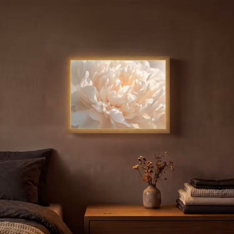 Lightbox - Wandlamp - Close up - Pioenroos - Lichtroze — 3