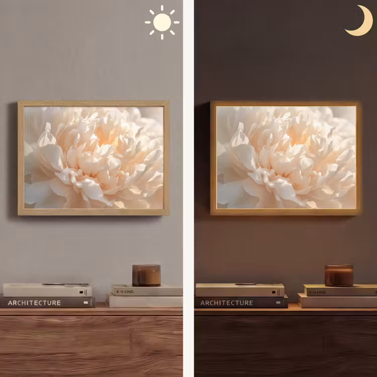 Lightbox - Wandlamp - Close up - Pioenroos - Lichtroze — 6