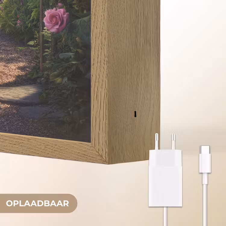 Lightbox - Wandlamp - Doorkijk - Bloemen - Natuur - Rozenboog — 6